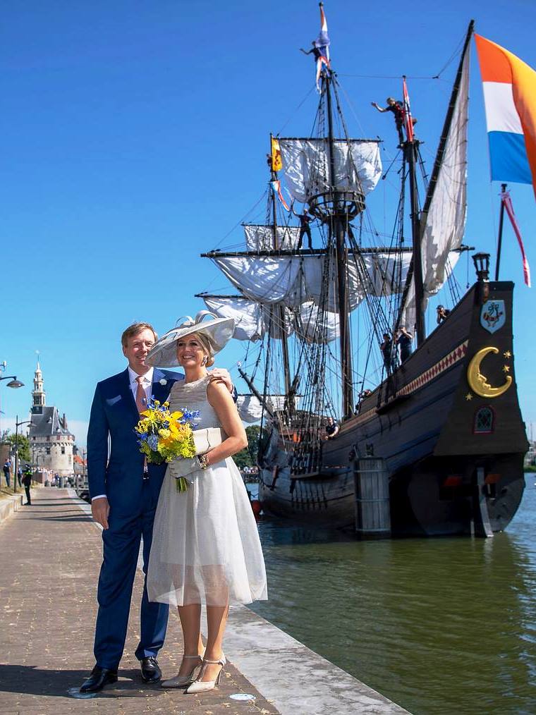 Koninklijk paar op Oostereiland